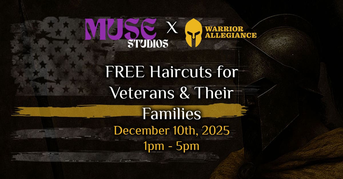 FREE Haircuts for Veterans & Their Families December 10th, 2025 1pm - 5pm