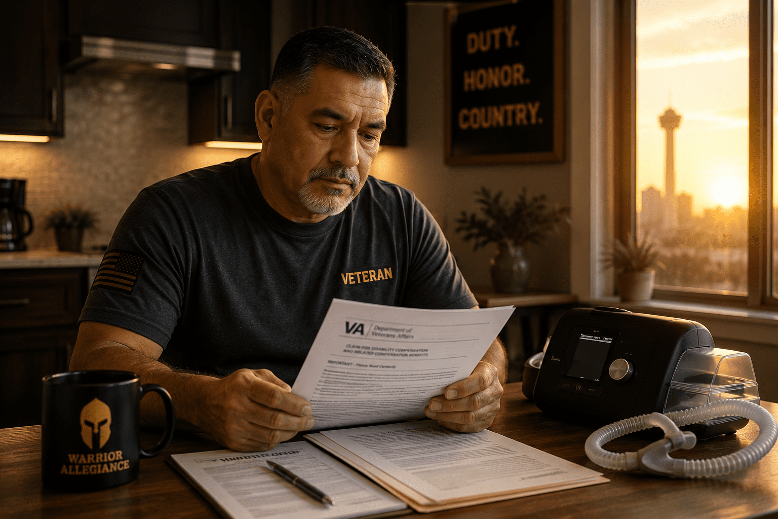 sleep apnea va claim san antonio