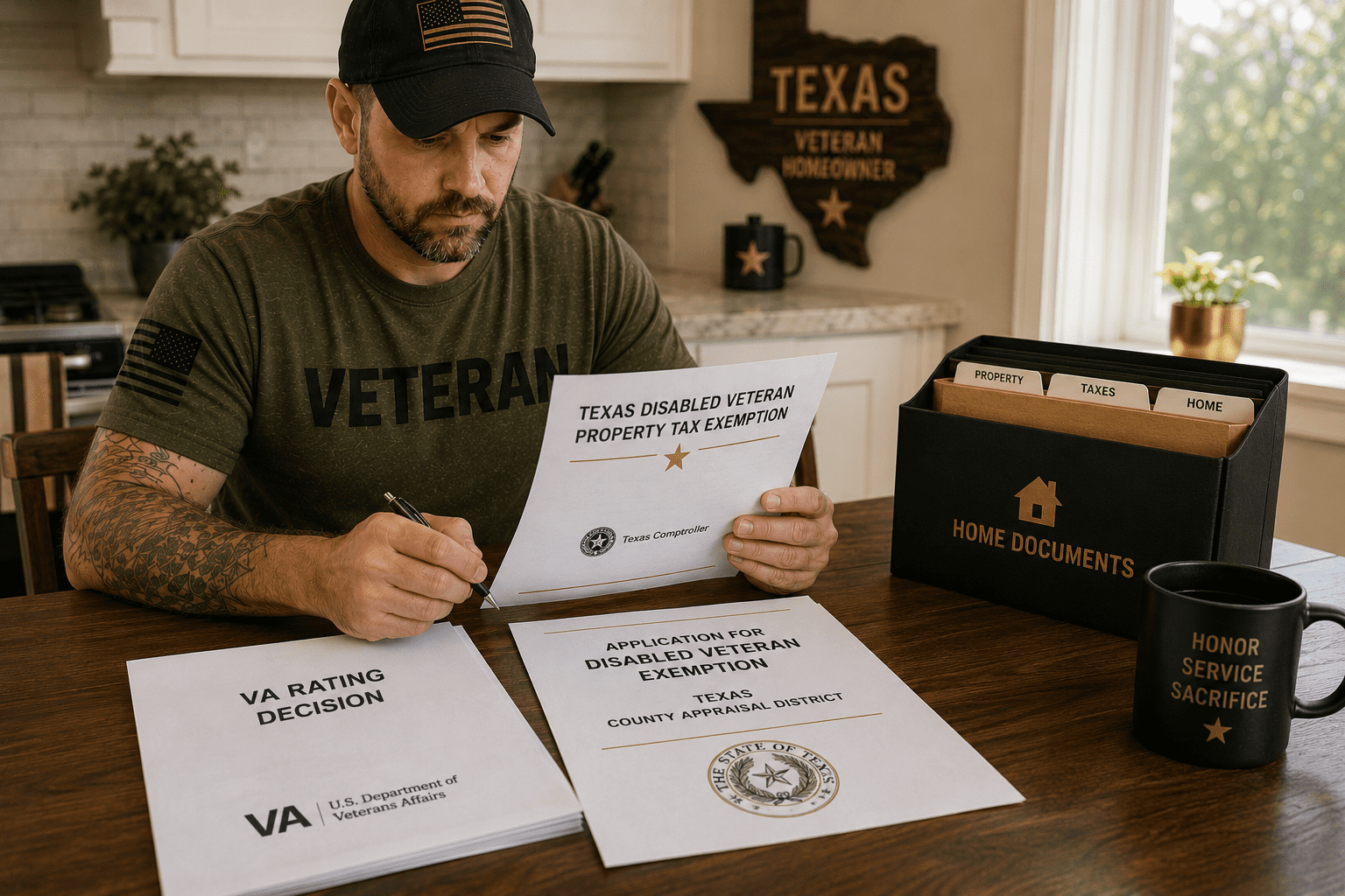 texas veteran property tax exemption 2026