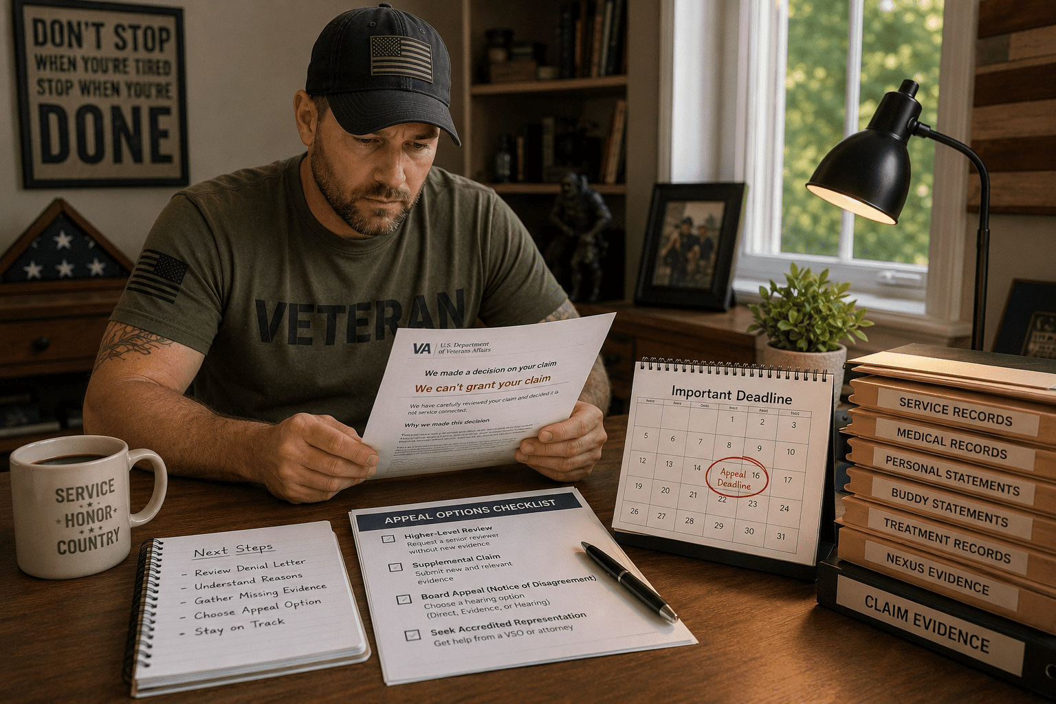 va disability claim denied what to do