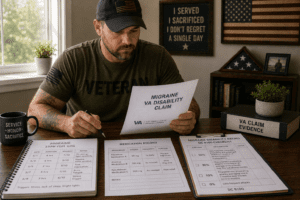 va disability rating migraines dc 8100