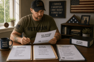 va secondary conditions list